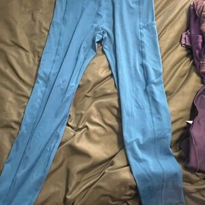 ZYIA Vibrant Blue drawstring leggings